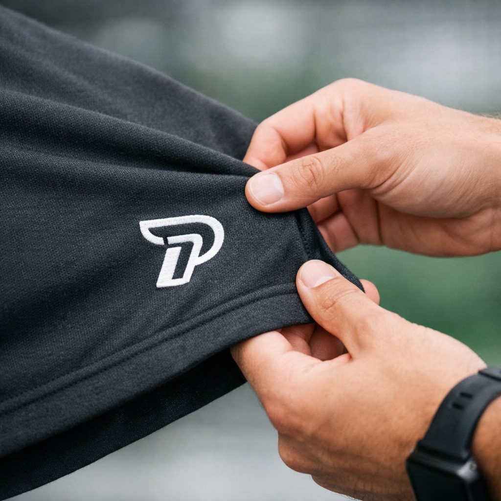 Nærbilde av tekstil fra Patience Sportswear