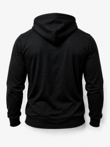 Patience Core Zip Hoodie – Black – bakside