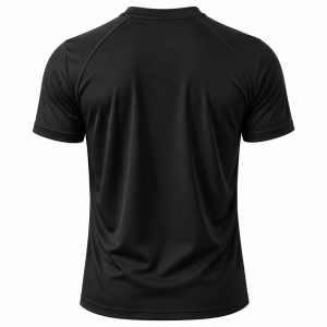 Patience Core Performance Tee – Black – bakside