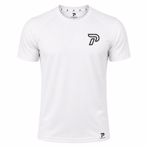 Patience Core Performance Tee – White – forside